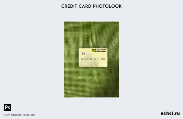 цифровая загрузка Украина Райффайзен Банк Visa дебетовая карта фотообраз передне